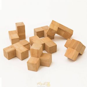 بازی فکری چوبی مدل مکعب سوما