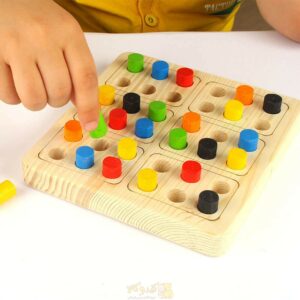 بازی فکری چوبی مدل کیدوکو