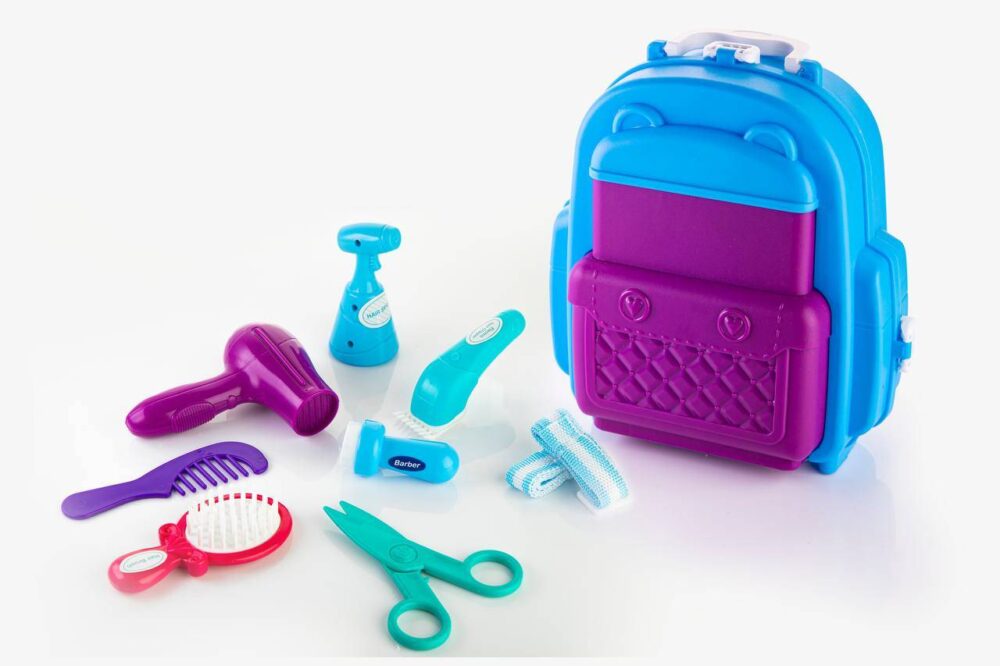 IMG 20240928 112036 840 اسباب بازی ست کوله پشتی آرایشگری (پسرانه) طرح فانزی