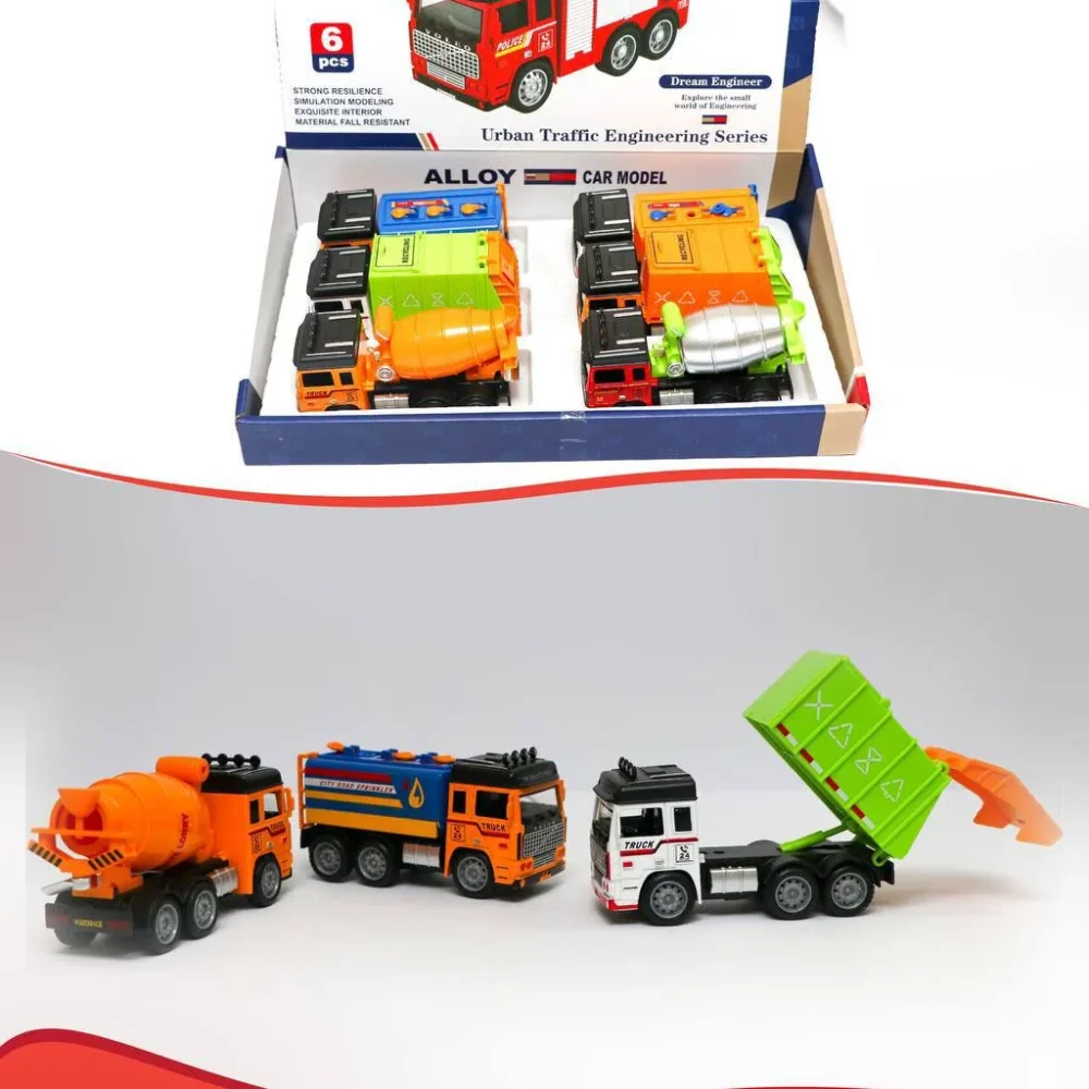 ماشین فلزی اسباب بازی خدمات شهری