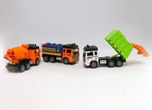 ماشین فلزی اسباب بازی خدمات شهری