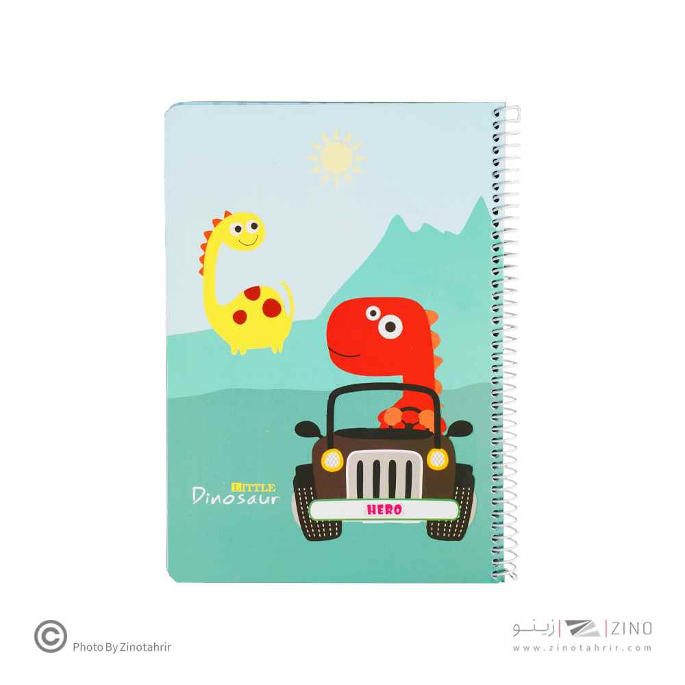 دفتر50برگ وزیری سیمی(حاشیه دار فانتزی) هیرو