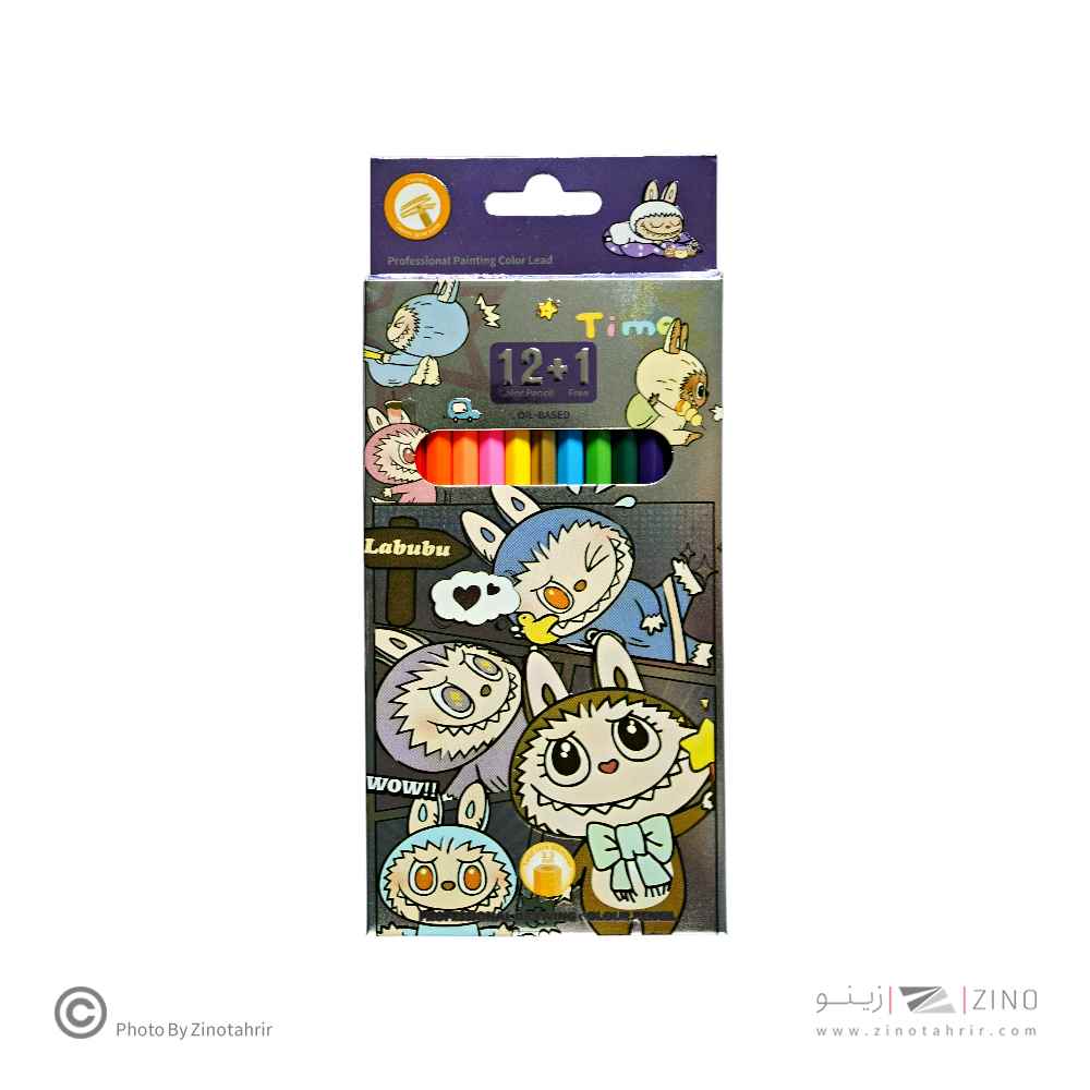 مدادرنگی12+1رنگ جعبه مقوایی(کرومی و لبوبو) کدU122-121