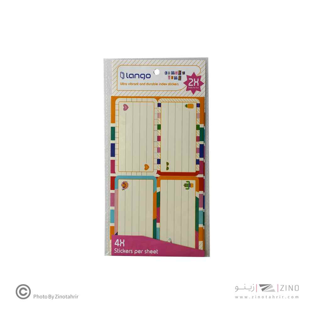 برچسب اسم دانش آموز طرح سامر لانگو