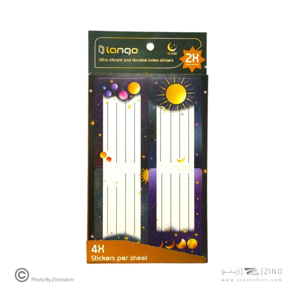 برچسب اسم دانش آموز طرح مجیک لانگو