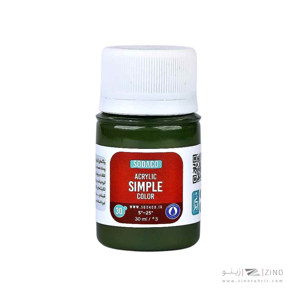 اکریلیک ساده30میل سوداکو زیتونی کد00359