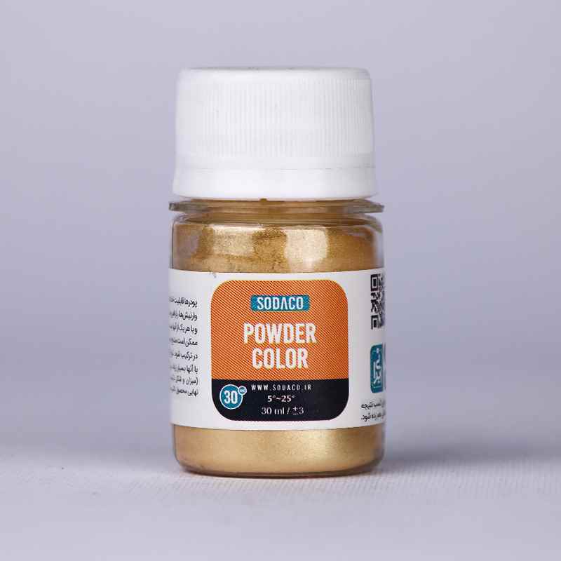 رنگ پودر30میل سوداکو صدف طلایی روشن کد07091