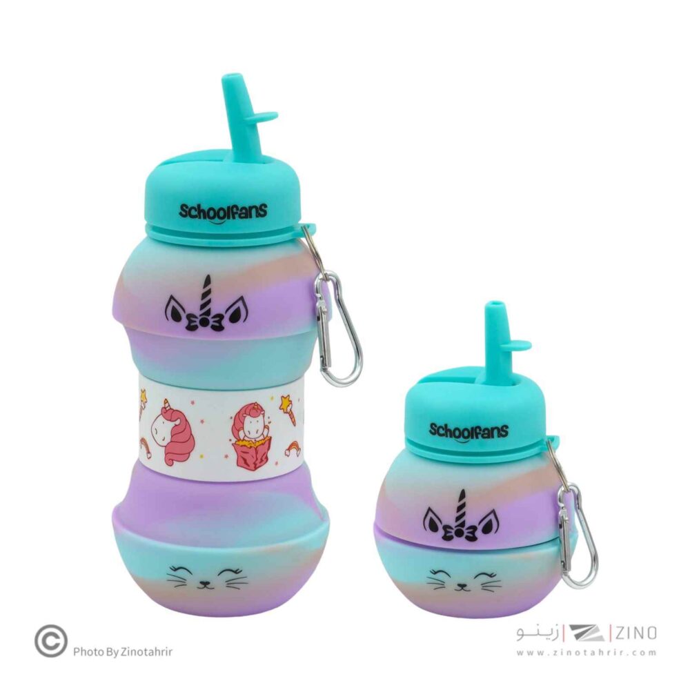 قمقمه سیلیکونی تاشویونی کرن اسکول فنز کد9317