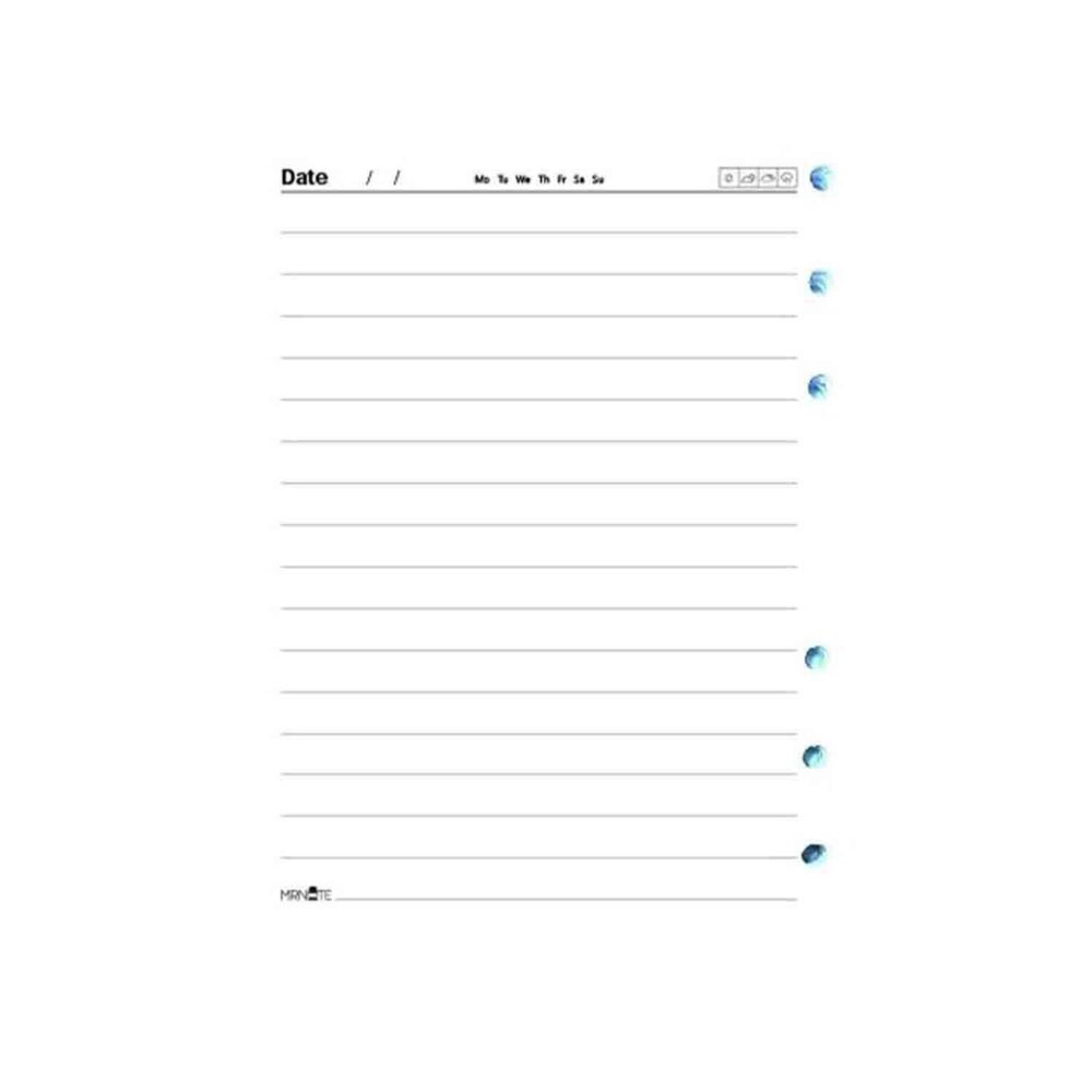 یدک کلاسور6حلقه 80برگ یادداشتی مسترنوت کد549 کارتن 110عددی