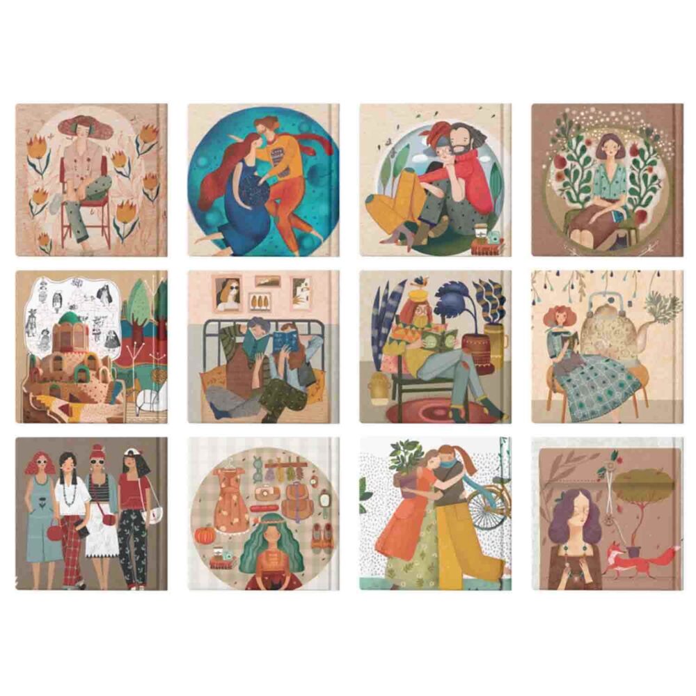 دفتریادداشت120برگ 15*15جلدسخت مسترنوت کد540کارتن44عددی