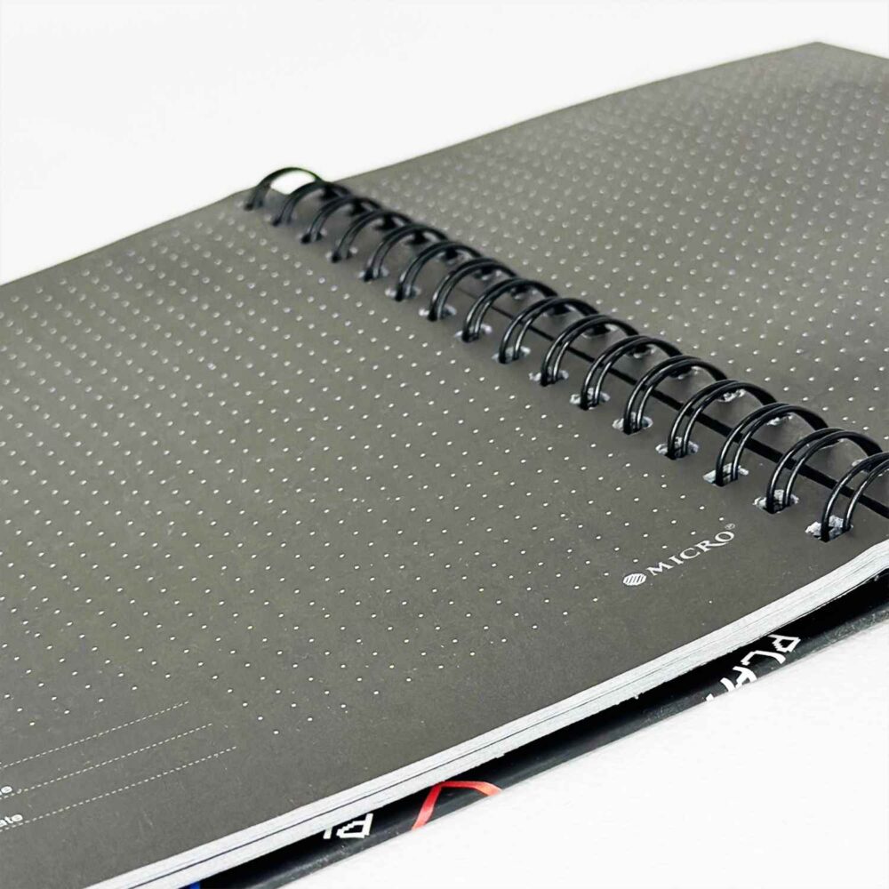 یادداشت100برگی نقطه ای/بولت ژورنال جلدسخت سیمی14*21میکرو کدJ7