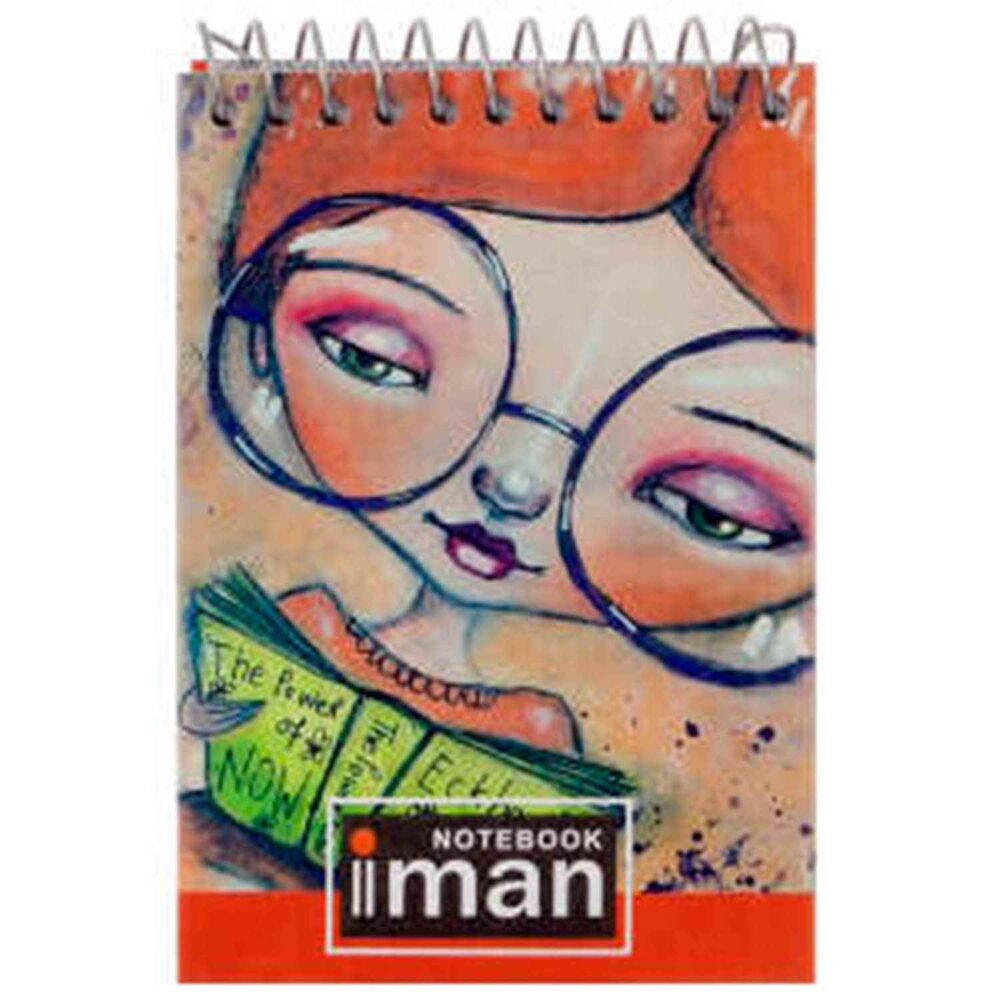 دفتریادداشت 80برگ کد9811ایمان 11/5*8جلدسخت