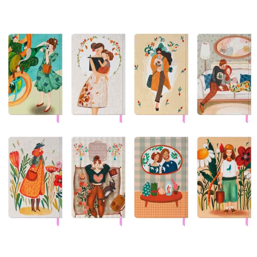 پلنررنگی هفتگی رقعی جلدسخت 15*21 مسترنوت کد406 کارتن 38عددی