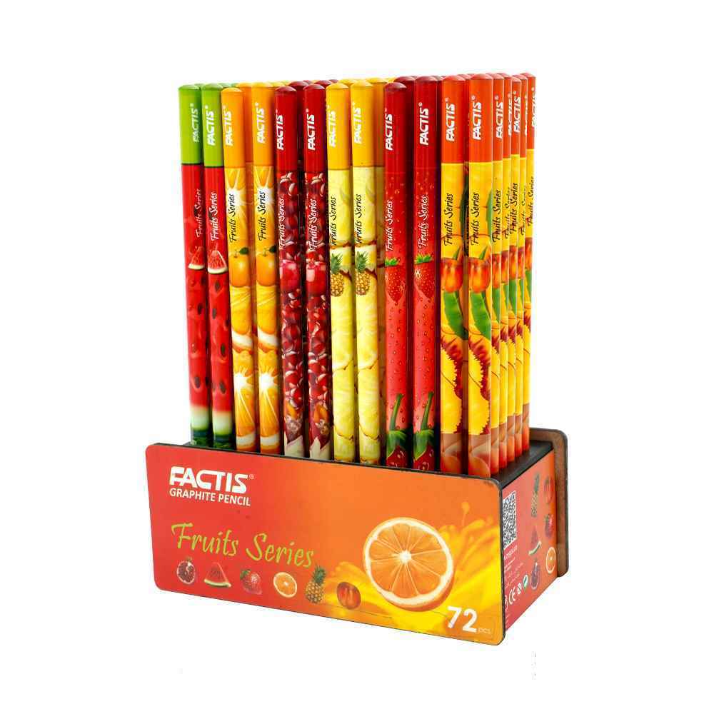 مداد مشکی فکتیس طرح میوه