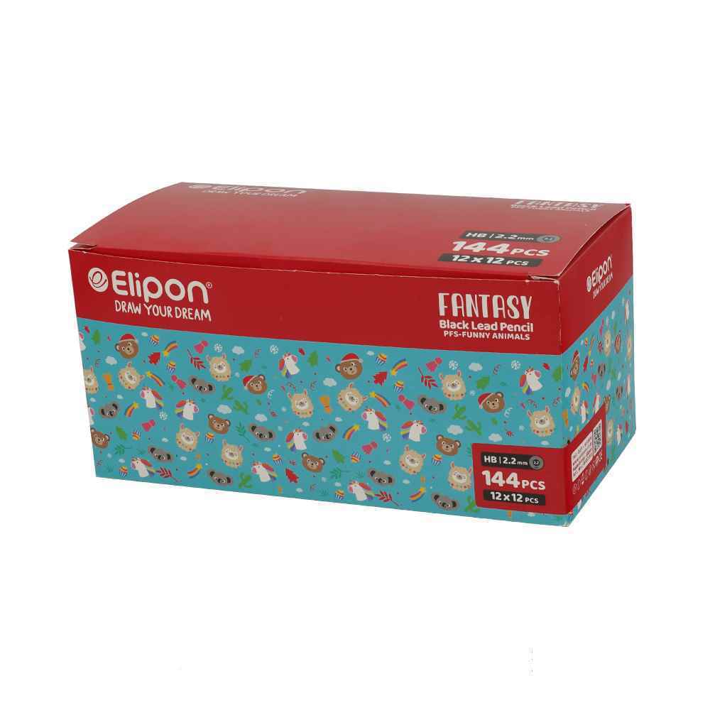 مداد مشکی (بدنه فانتزی طرح دار) الیپون کد8102150