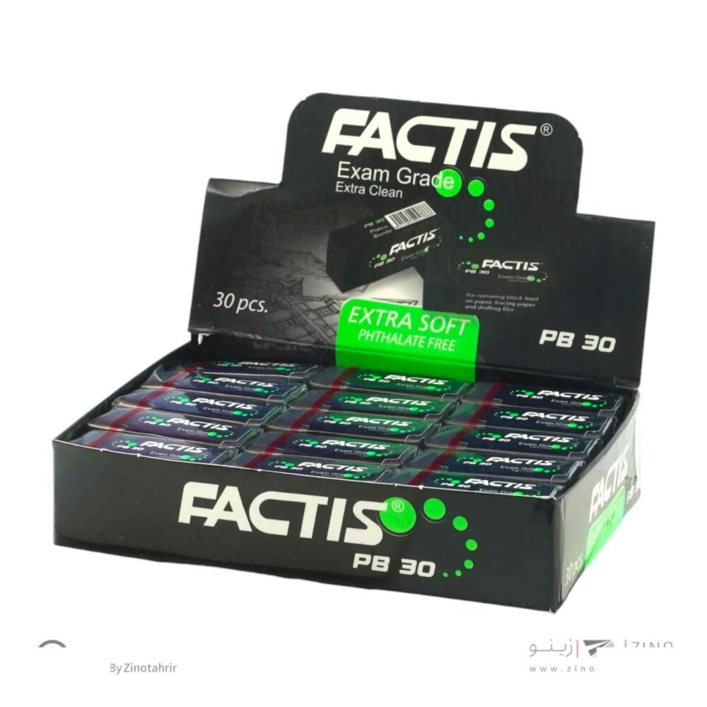 پاکن مشکی 30عددی فکتیس PB30*کارتن25بسته ای*