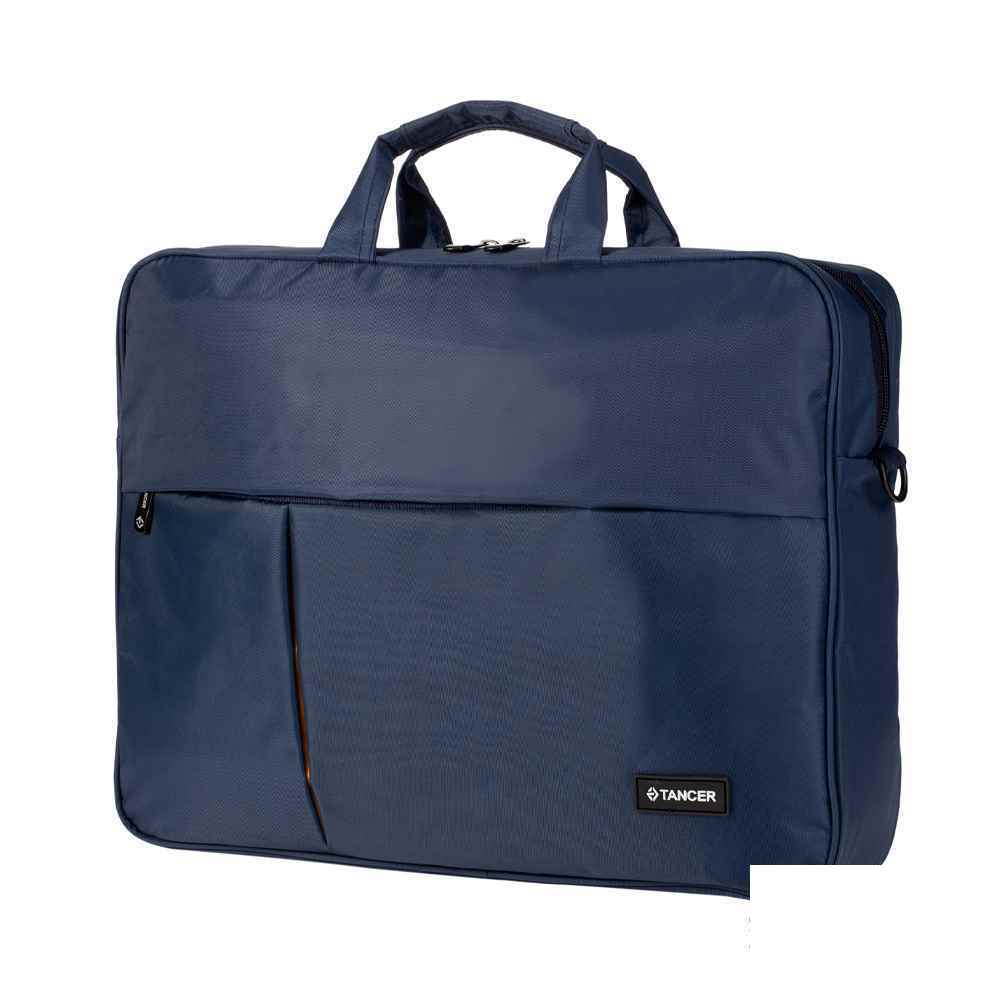 کیف دستی لپ تاپ 17اینچ تنسر کد118 رنگ DARK BLUE