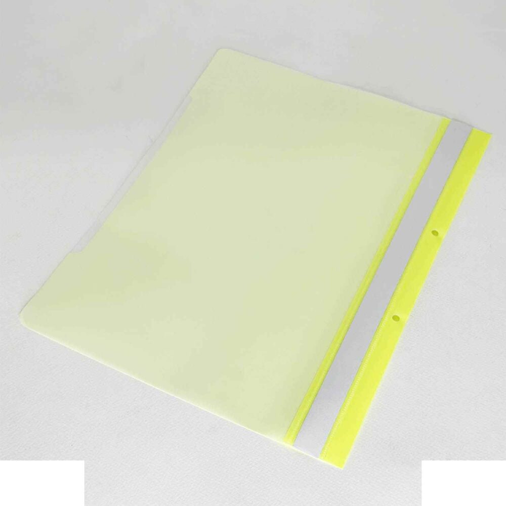 پوشه یک روشفاف زردسوپربایند