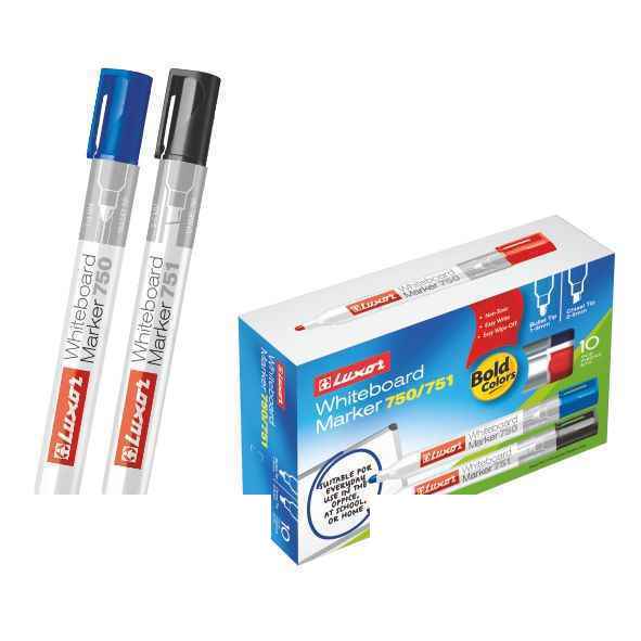 ماژیک وایت برد گرد قرمز لاکسرکد750